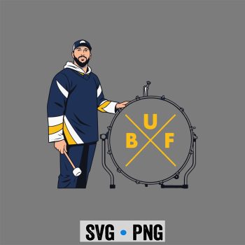 Buffalo Hockey 716 SVG, Buffalo Hockey Bang The Drum for 716 SVG PNG