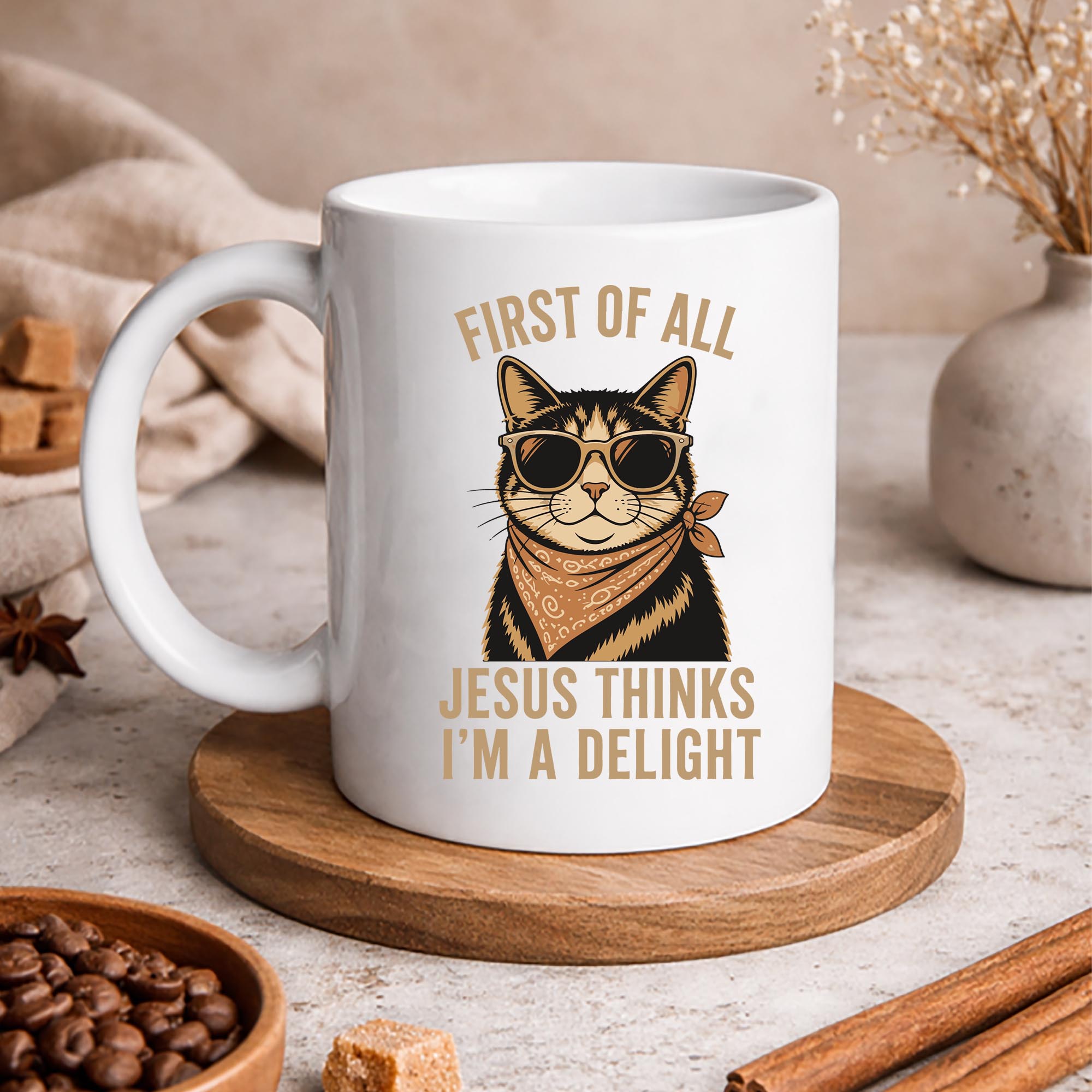 Cat Jesus Delight SVG, Cat Christian First of All Jesus Thinks Im A Delight SVG PNG 3 Cat Jesus Delight SVG, Cat Christian First of All Jesus Thinks Im A Delight SVG PNG - Image 3