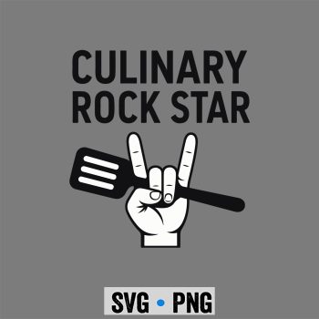 Chef Rock Star SVG, Chef Culinary Rock Star Funny Gastronomy Performance SVG PNG