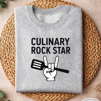 Alternative view of Chef Rock Star SVG, Chef Culinary Rock Star Funny Gastronomy Performance SVG PNG