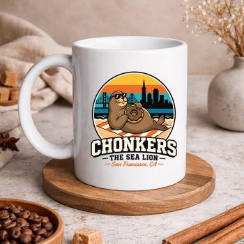 ChonkersTheSeaLionSanFranciscoFunnySealmug
