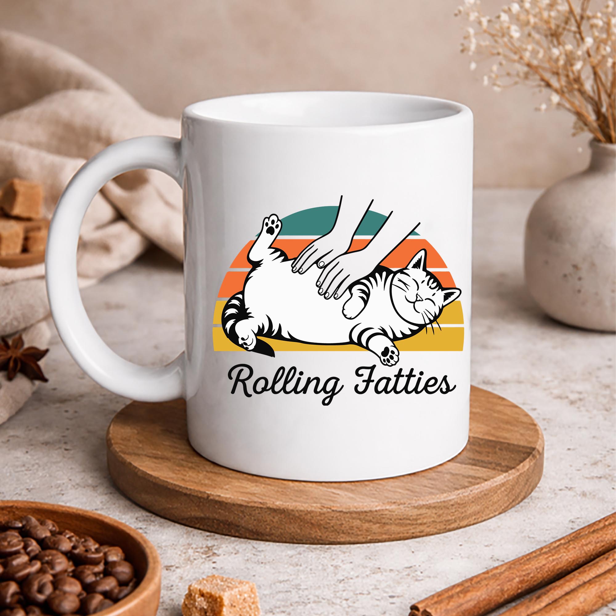 Cat, Chubby Tabby Cat Pure Bread Rolling Fatties Funny Vintage SVG PNG 3 Cat, Chubby Tabby Cat Pure Bread Rolling Fatties Funny Vintage SVG PNG - Image 3