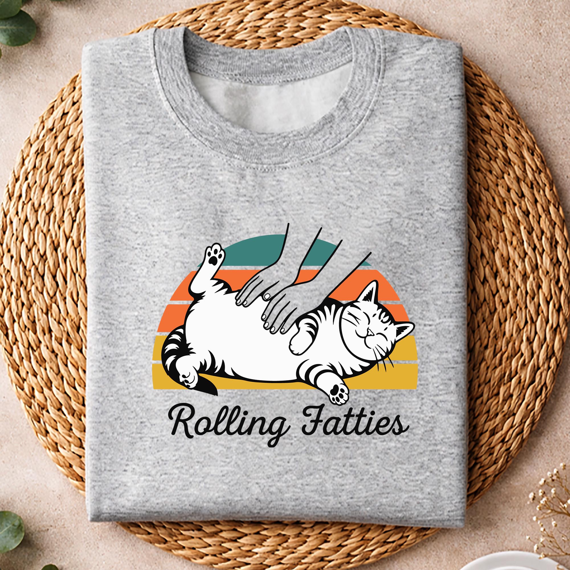 Cat, Chubby Tabby Cat Pure Bread Rolling Fatties Funny Vintage SVG PNG 2 Cat, Chubby Tabby Cat Pure Bread Rolling Fatties Funny Vintage SVG PNG - Image 2
