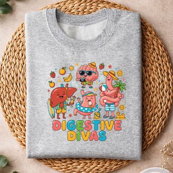 Alternative view of Digestive Divas Gastro SVG, Digestive Divas Summer Gastro Crew Gastroenterologist SVG PNG
