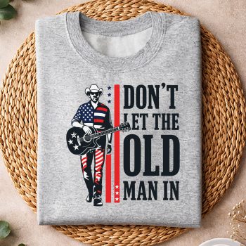 Alternative view of Old Man July SVG, Don't Let The Old Man in Vintage American 4th of July SVG PNG
