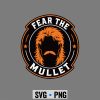 Fear Mullet Football SVG, Fear The Mullet Ginger Yinzer Mustache Football SVG PNG 7 FearTheMulletGingerYinzerMustacheFootball
