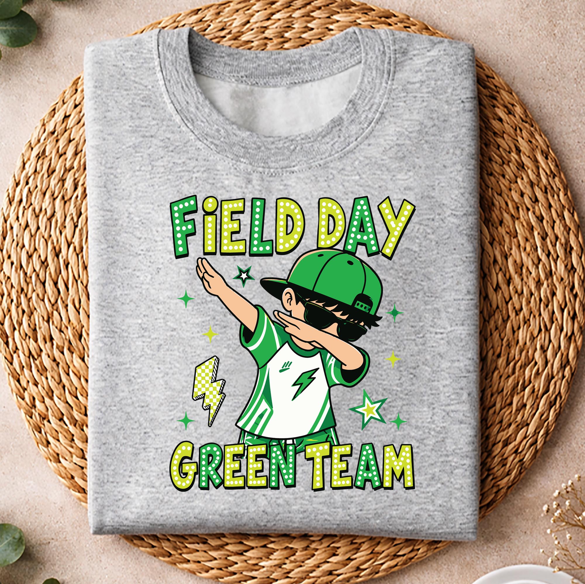 Field Day SVG, Field Day Green Team Dabbing Boys Kids Games Field Trip Fun SVG PNG 2 Field Day SVG, Field Day Green Team Dabbing Boys Kids Games Field Trip Fun SVG PNG - Image 2