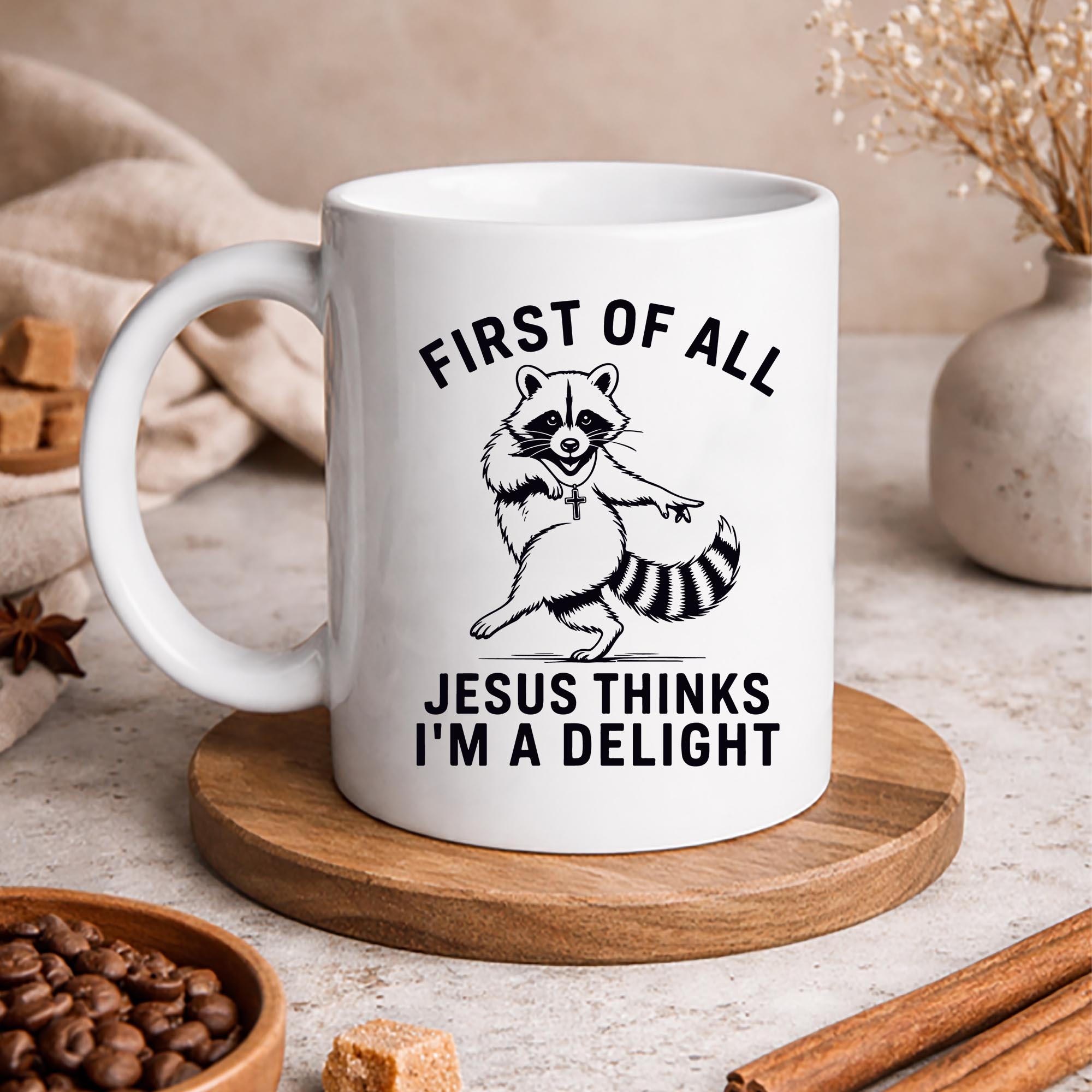 Raccoon Jesus Delight SVG, First of All Jesus Thinks Im A Delight Raccoon Sarcastic SVG PNG 3 Raccoon Jesus Delight SVG, First of All Jesus Thinks Im A Delight Raccoon Sarcastic SVG PNG - Image 3