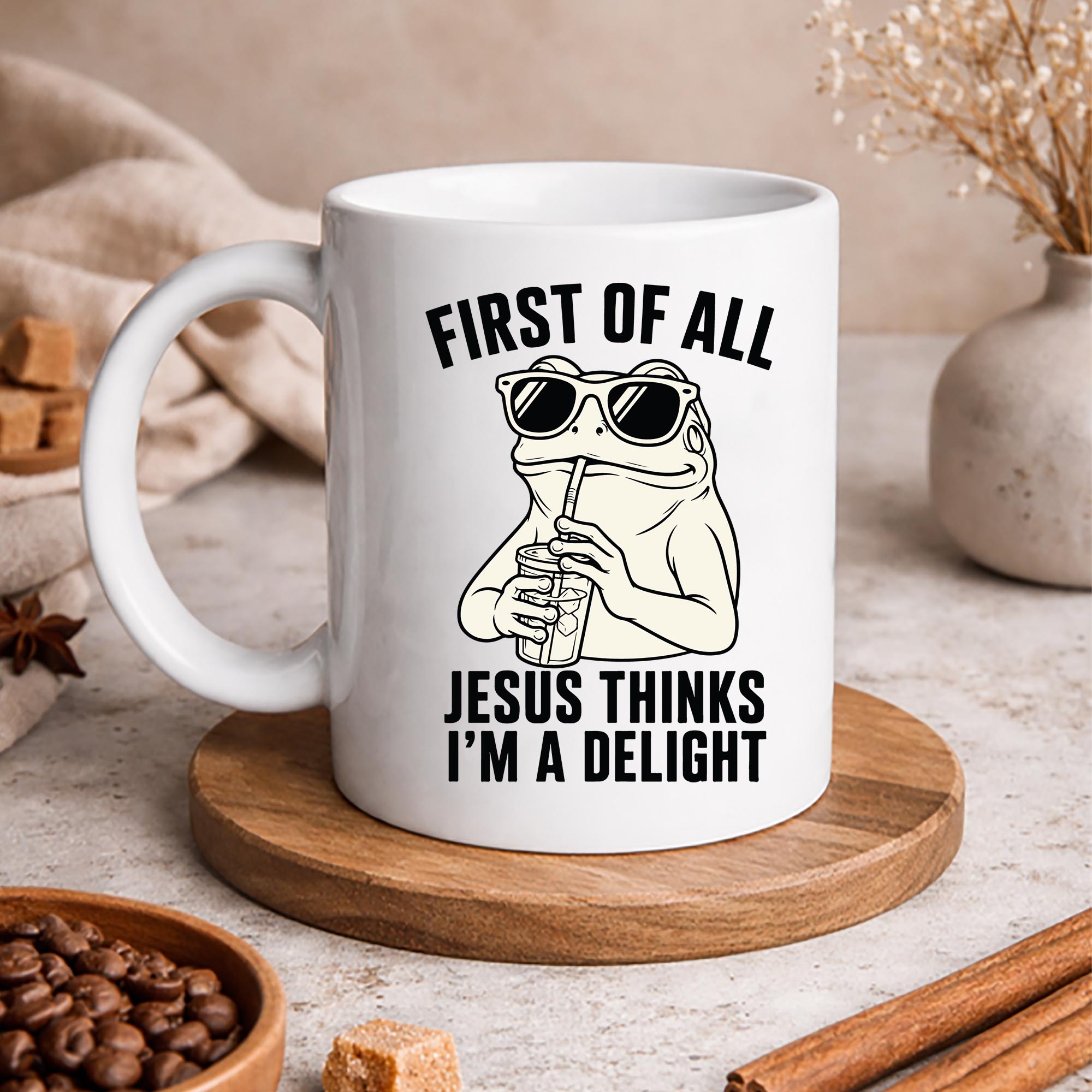 Frog Jesus Delight SVG, First of All Jesus Thinks Im a Delight Frog Christian SVG PNG 3 Frog Jesus Delight SVG, First of All Jesus Thinks Im a Delight Frog Christian SVG PNG - Image 3