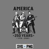 Franklin 250 Years SVG, Franklins Founding Fathers Band 250 Years USA SVG PNG 6 FranklinsFoundingFathersBand250YearsUSA