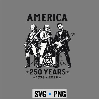 Franklin 250 Years SVG, Franklins Founding Fathers Band 250 Years USA SVG PNG