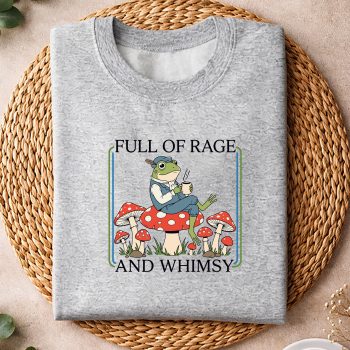 Alternative view of Full Rage Frog SVG, Full of Rage and Whimsy Funny Frog SVG PNG