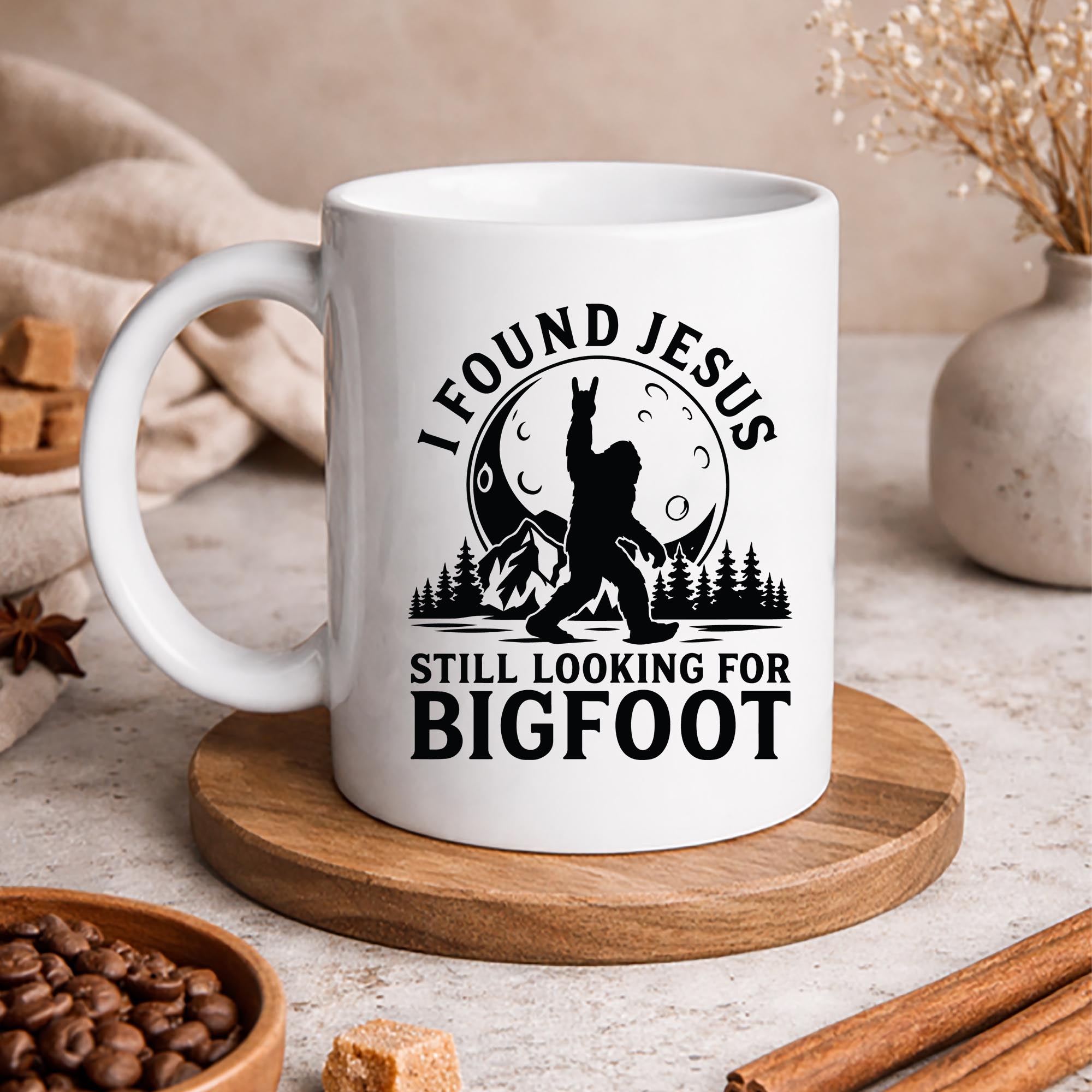 Bigfoot Found Jesus SVG, Funny I Found Jesus Still Looking for Bigfoot Christian SVG PNG 3 Bigfoot Found Jesus SVG, Funny I Found Jesus Still Looking for Bigfoot Christian SVG PNG - Image 3