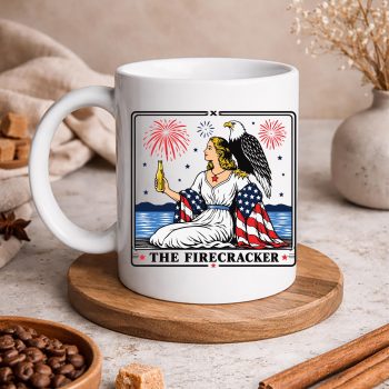 FunnyIndependenceDayTheFirecrackerTarotCardmug