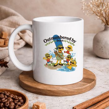 FunnyOutnumberedByBoysSimpsonMomofBoysMothersDaymug