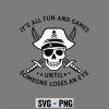 FunnyPirateItsAllFunAndGamesCrossbones