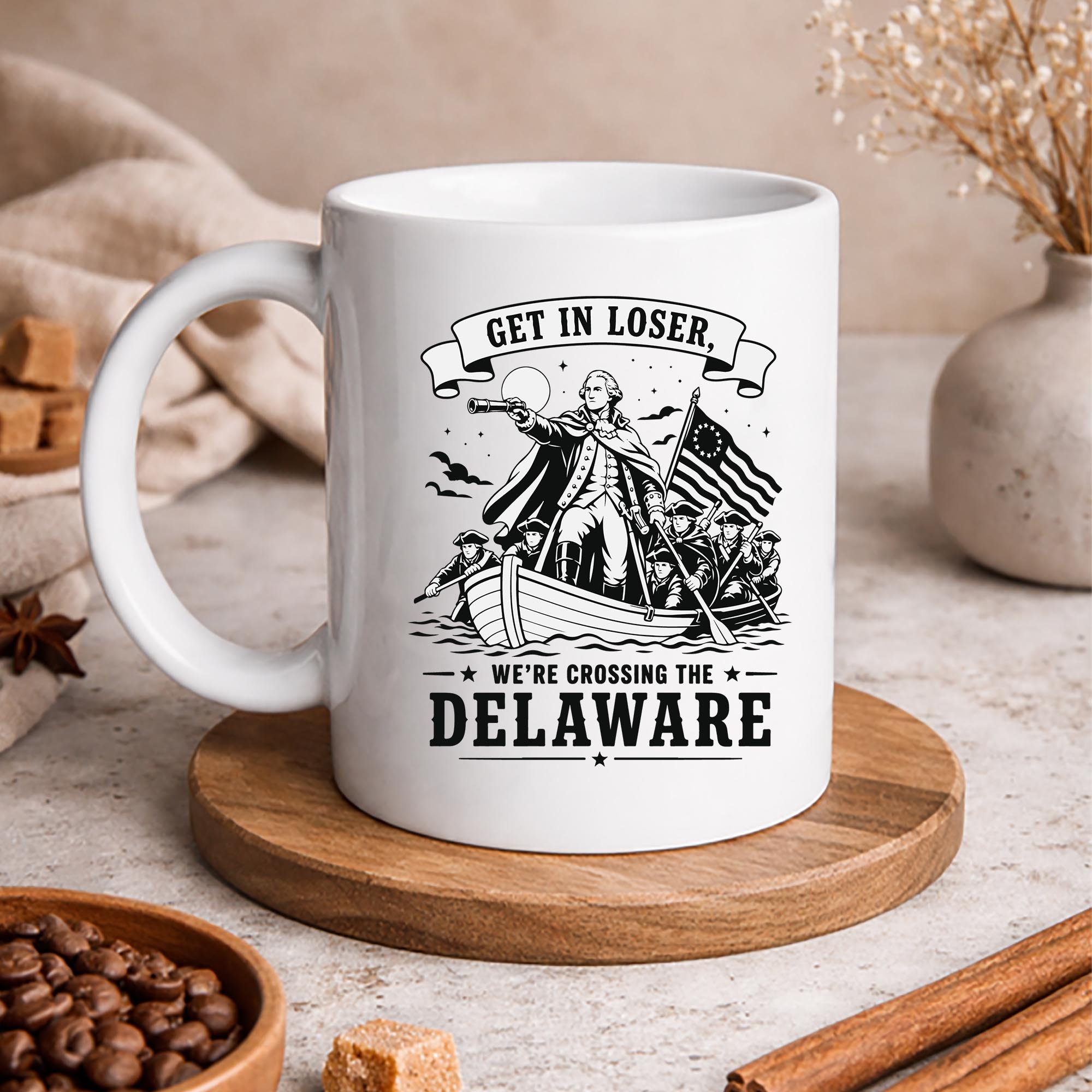 Loser Delaware Patriot SVG, Get in Loser We Are Crossing The Delaware Patriotic 4th July SVG PNG 3 Loser Delaware Patriot SVG, Get in Loser We Are Crossing The Delaware Patriotic 4th July SVG PNG - Image 3