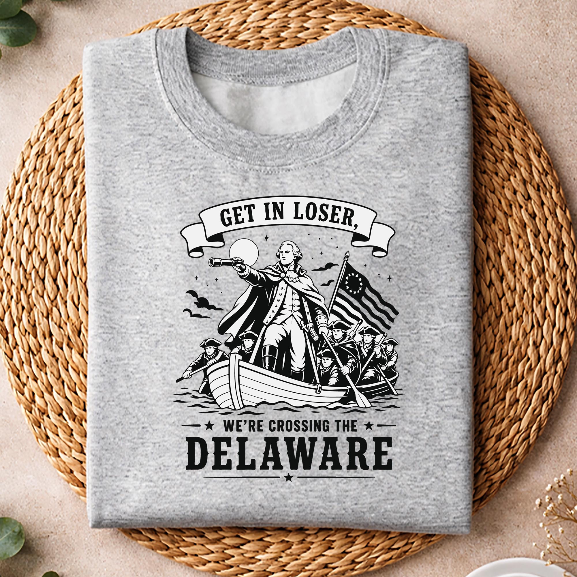 Loser Delaware Patriot SVG, Get in Loser We Are Crossing The Delaware Patriotic 4th July SVG PNG 2 Loser Delaware Patriot SVG, Get in Loser We Are Crossing The Delaware Patriotic 4th July SVG PNG - Image 2