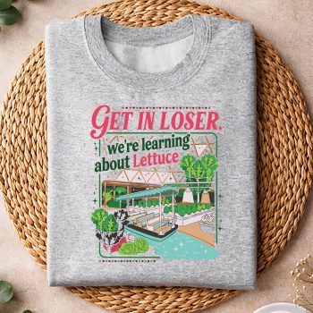 Alternative view of Loser Lettuce SVG, Get in Loser We Are Going to Learn About Lettuce Retro SVG PNG