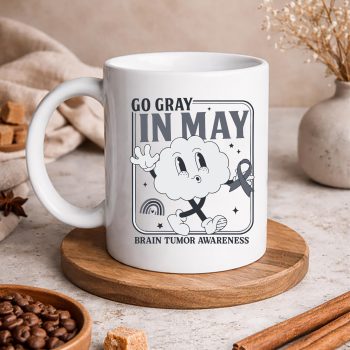 GoGrayinMayBrainTumorAwarenessSupportRibbonmug