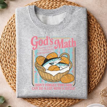 Alternative view of Religion, Gods Math Dont Forget that God can do a lot with a Little SVG PNG