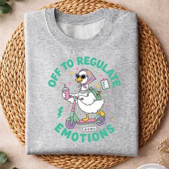 Alternative view of Goose Mental Health SVG, Goose Mental Health Off to Regulate Emotions SVG PNG