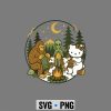 HelloKittyBigfootAlienCampfireKnittingFriendsRetroKnit