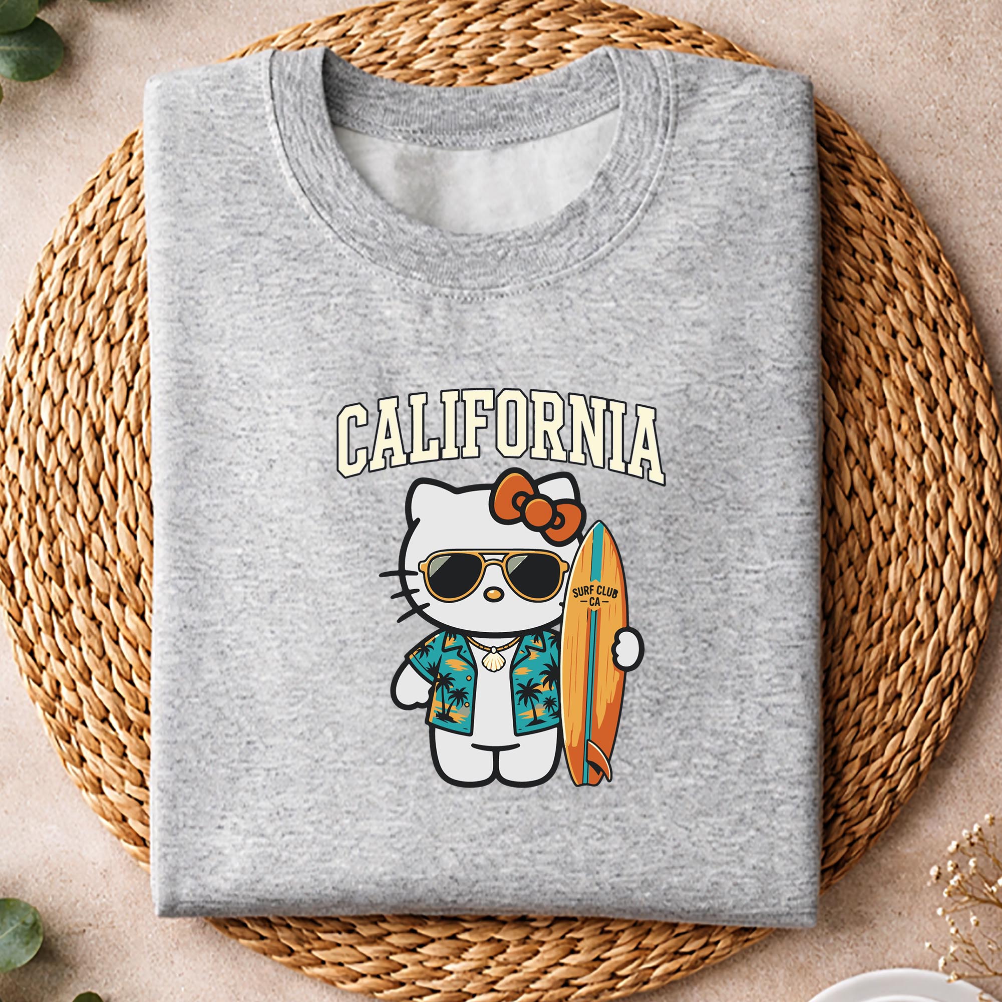 Hello Kitty California SVG, Hello Kitty California Retro Surfing California Beach Sunset Summer SVG PNG 2 Hello Kitty California SVG, Hello Kitty California Retro Surfing California Beach Sunset Summer SVG PNG - Image 2