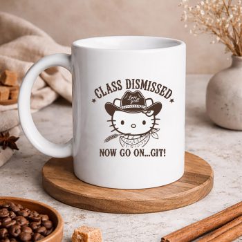 HelloKittyClassDismissedNowGoOnGitTeacherEndofYearmug