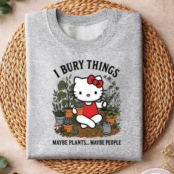 Alternative view of Hello Kitty Garden SVG, Hello Kitty Garden I Bury Things Maybe Plants Maybe People SVG PNG