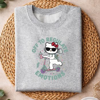 Alternative view of Hello Kitty Mental Health SVG, Hello Kitty Mental Health Off to Regulate Emotions Funny SVG PNG