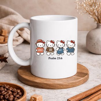 Hello Kitty Christian, Hello Kitty Surely Goodness Mercy Psalm 236 Funny Christian SVG PNG 5 HelloKittySurelyGoodnessMercyPsalm236FunnyChristianmug