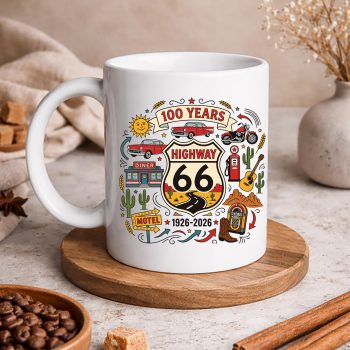 Highway66100YearsCentennial19262026RoadTripmug