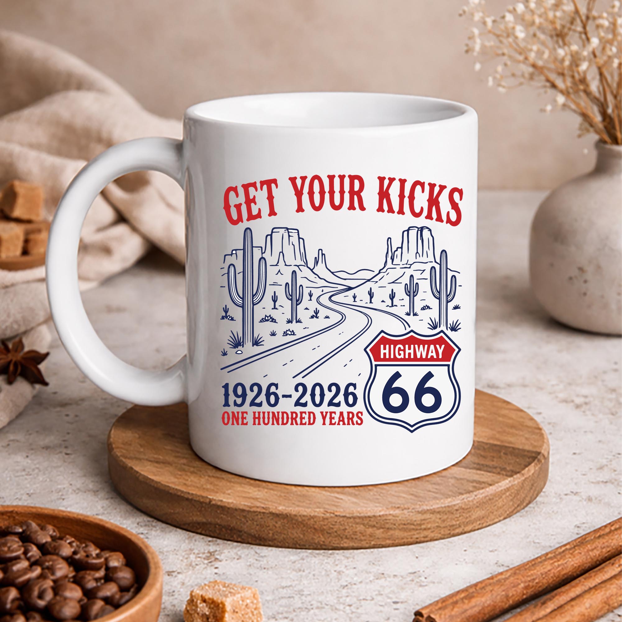 Travel, Highway 66 Get Your Kicks Centennial 1926 2026 Road Trip SVG PNG 3 Travel, Highway 66 Get Your Kicks Centennial 1926 2026 Road Trip SVG PNG - Image 3