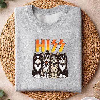 Alternative view of Hiss Cat Rock SVG, Hiss Cat Kittens Lovers Rock Rockin SVG PNG