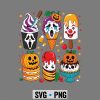 Horror Popsicle Summerween SVG, Horror Movie Summer Popsicle Halloween Ice Cream Summerween SVG PNG 6 HorrorMovieSummerPopsicleHalloweenIceCreamSummerween