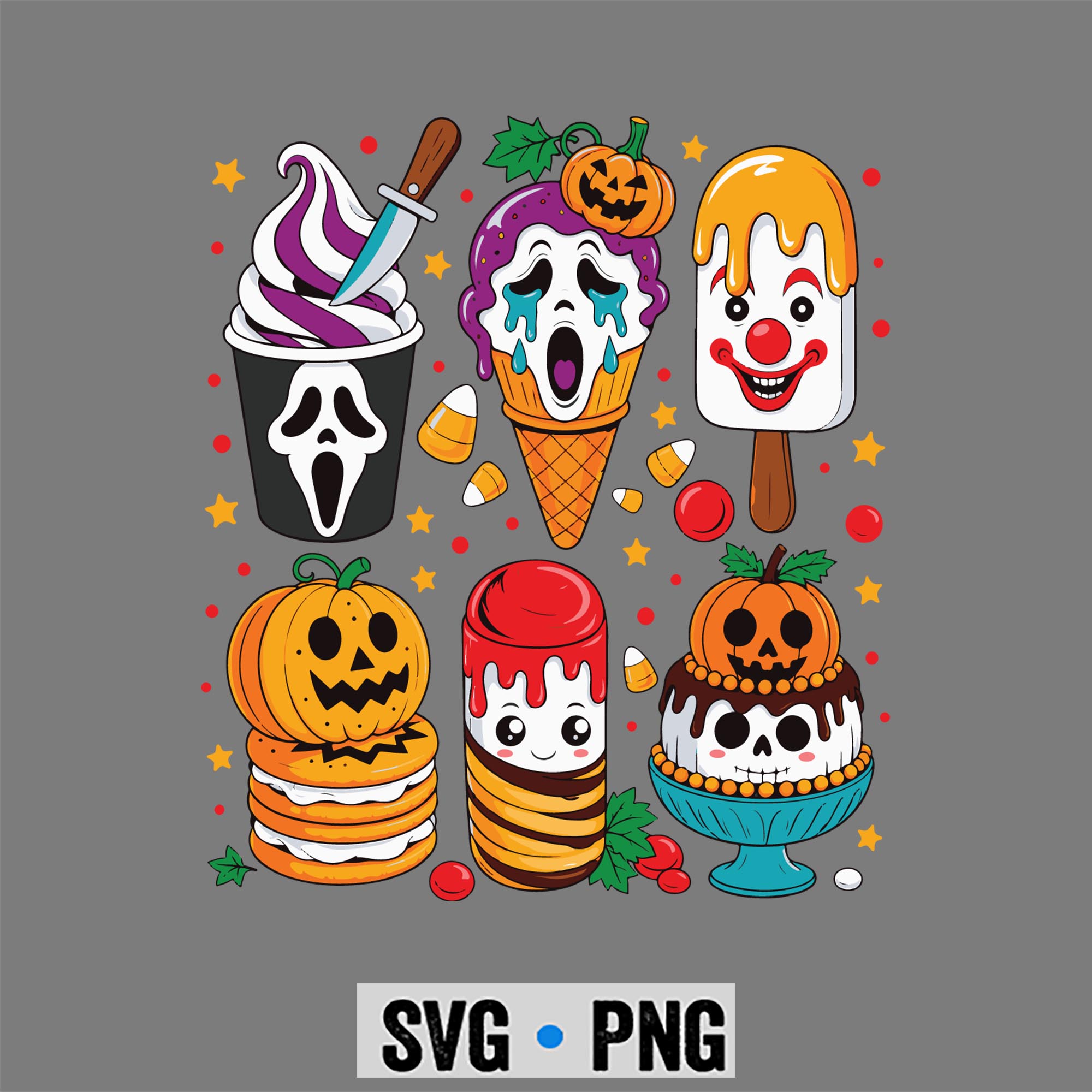 Horror Popsicle Summerween SVG, Horror Movie Summer Popsicle Halloween Ice Cream Summerween SVG PNG 1 Horror Popsicle Summerween SVG, Horror Movie Summer Popsicle Halloween Ice Cream Summerween SVG PNG