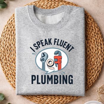Alternative view of Fluent Plumbing SVG, I Speak Fluent Plumbing Pipefitter Plumber SVG PNG