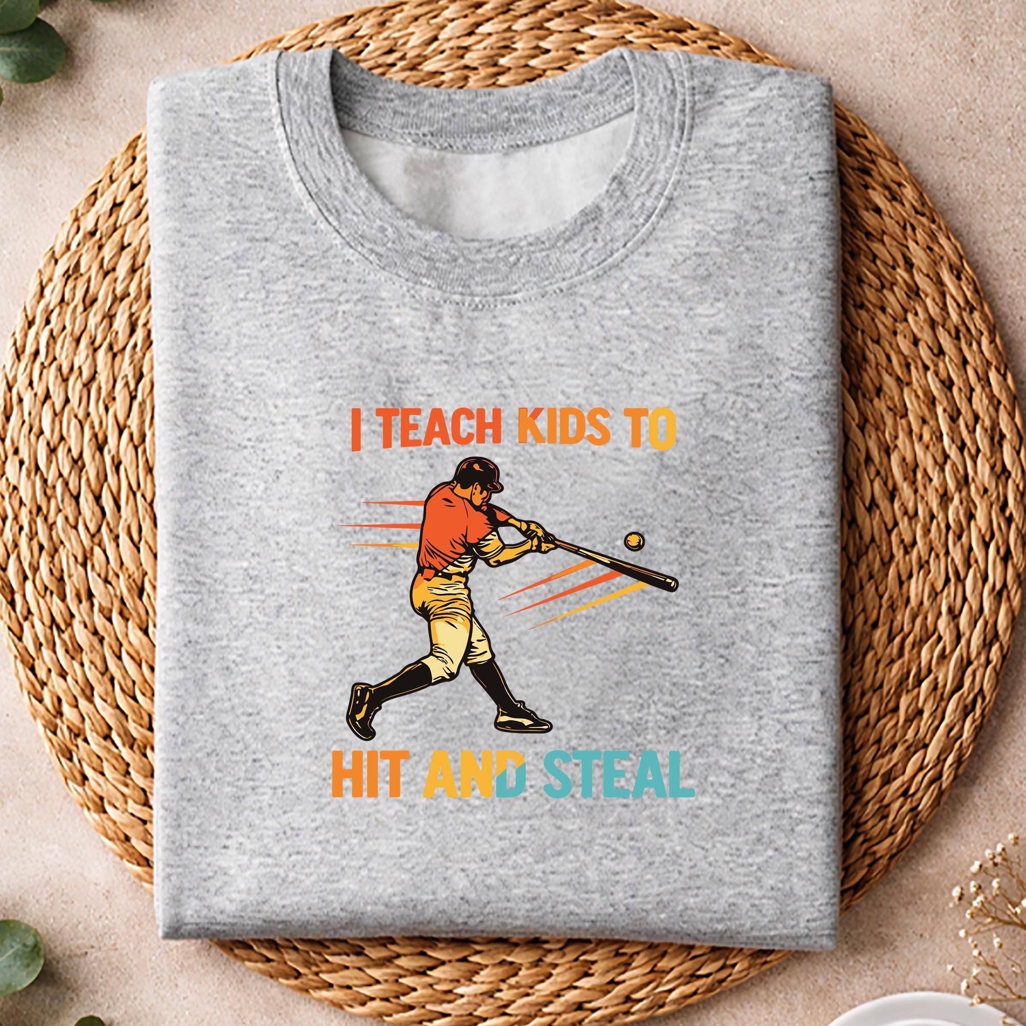 Teach Kids Baseball SVG, I Teach Kids to Hit and Steal Baseball SVG PNG 2 Teach Kids Baseball SVG, I Teach Kids to Hit and Steal Baseball SVG PNG - Image 2
