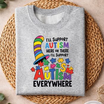 Alternative view of Autism Here There SVG, I Will Support Autism Here or There Will  Support Everywhere SVG PNG