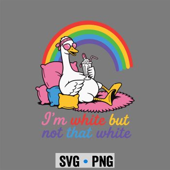 Identity, Im White But Not that White Goose SVG PNG