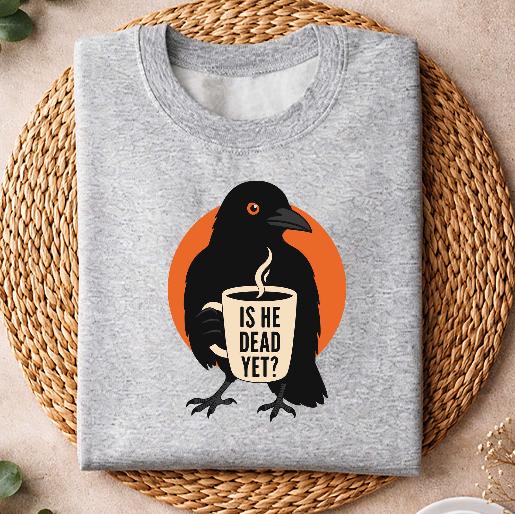 Raven, Is He Vintage Dead Yet Dark Crow Raven Bird Humor SVG PNG 2 Raven, Is He Vintage Dead Yet Dark Crow Raven Bird Humor SVG PNG - Image 2