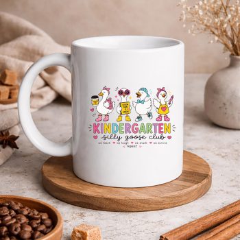 Kindergarten Goose SVG, Kindergarten Goose Silly Teacher Funny Goose Back to School SVG PNG 5 KindergartenGooseSillyTeacherFunnyGooseBacktoSchoolmug