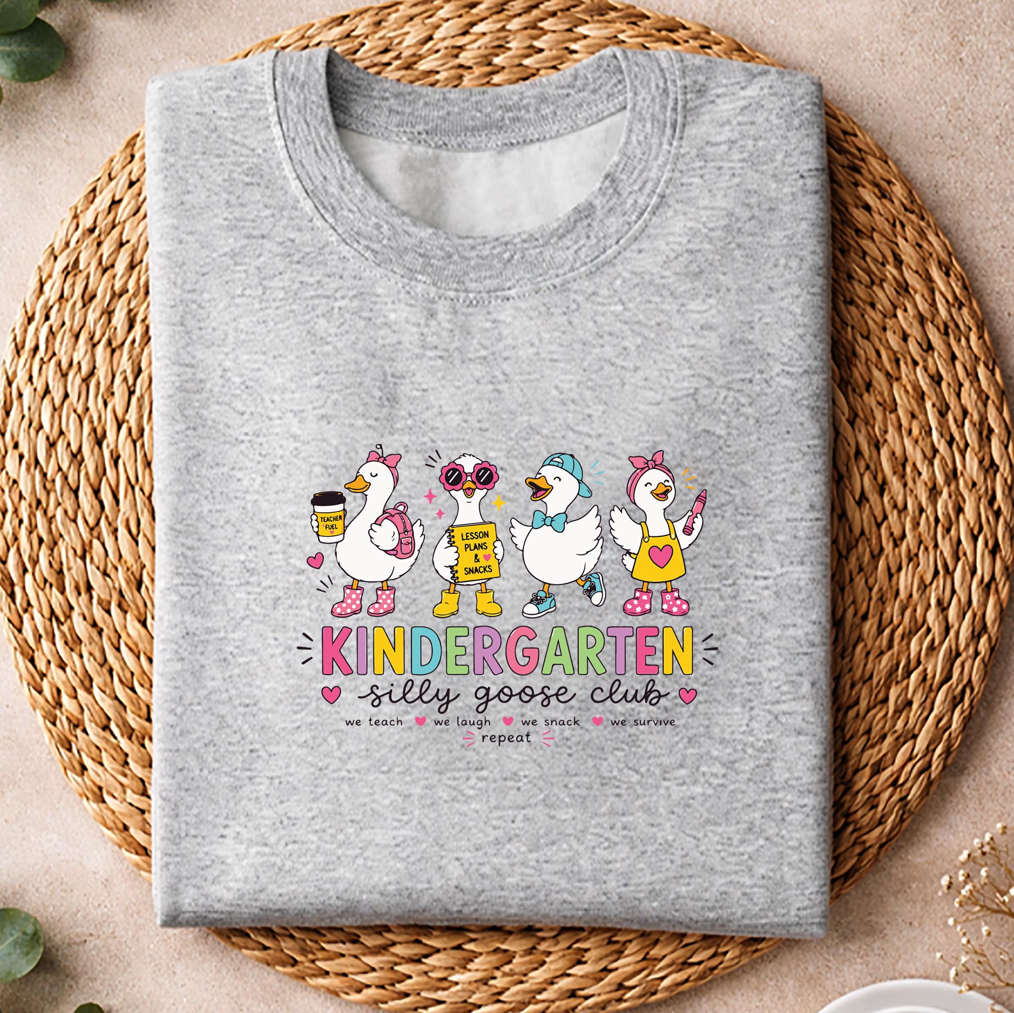 Kindergarten Goose SVG, Kindergarten Goose Silly Teacher Funny Goose Back to School SVG PNG 2 Kindergarten Goose SVG, Kindergarten Goose Silly Teacher Funny Goose Back to School SVG PNG - Image 2