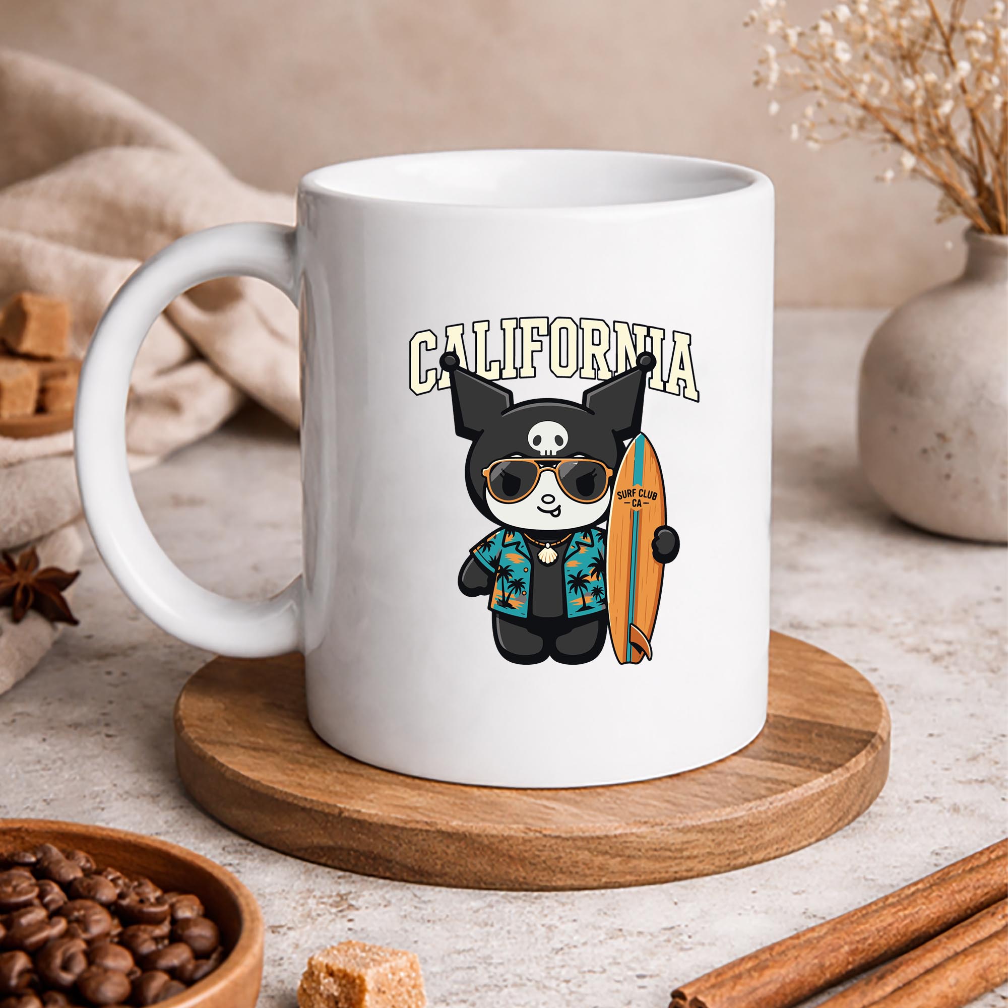 Kuromi California SVG, Kuromi California Retro Surfing California Beach Sunset Summer SVG PNG 3 Kuromi California SVG, Kuromi California Retro Surfing California Beach Sunset Summer SVG PNG - Image 3