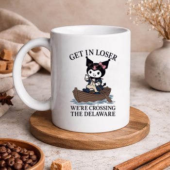 Kuromi Delaware Patriot SVG, Kuromi Get in Loser We Are Crossing The Delaware Patriotic July 4th SVG PNG 5 KuromiGetinLoserWeAreCrossingTheDelawarePatrioticJuly4thmug