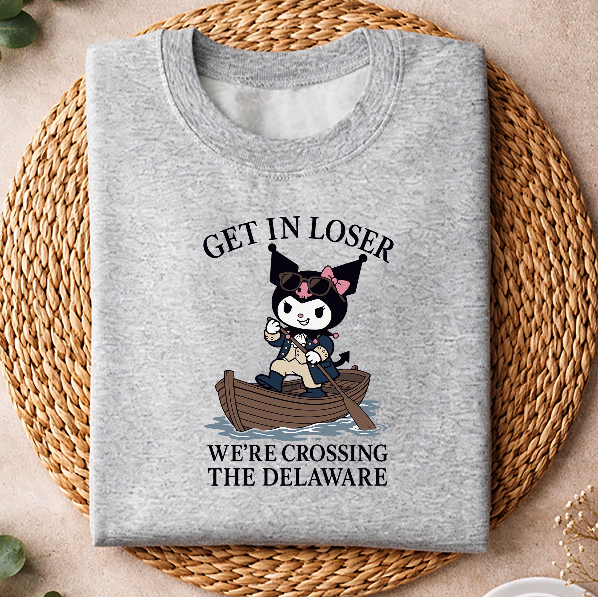 Kuromi Delaware Patriot SVG, Kuromi Get in Loser We Are Crossing The Delaware Patriotic July 4th SVG PNG 2 Kuromi Delaware Patriot SVG, Kuromi Get in Loser We Are Crossing The Delaware Patriotic July 4th SVG PNG - Image 2