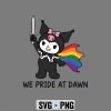 KuromiWePrideAtDawnFunnyLGBTSupportPrideMonth
