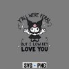 Kuromi Low Key SVG, Kuromi Y all were Feral But I Low Key Love You Funny SVG PNG 7 KuromiYallwereFeralButILowKeyLoveYouFunny