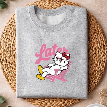 Alternative view of Last Day, Later Gator Funny Hello Kitty Meme Teacher Kids Last Day SVG PNG